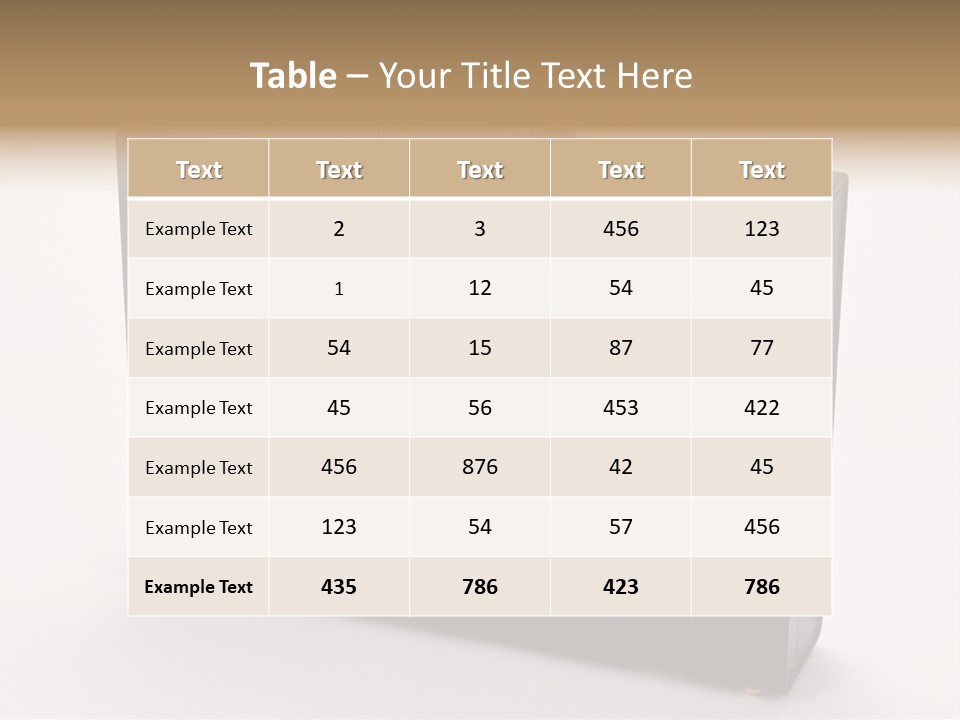 Empty Journey Black PowerPoint Template