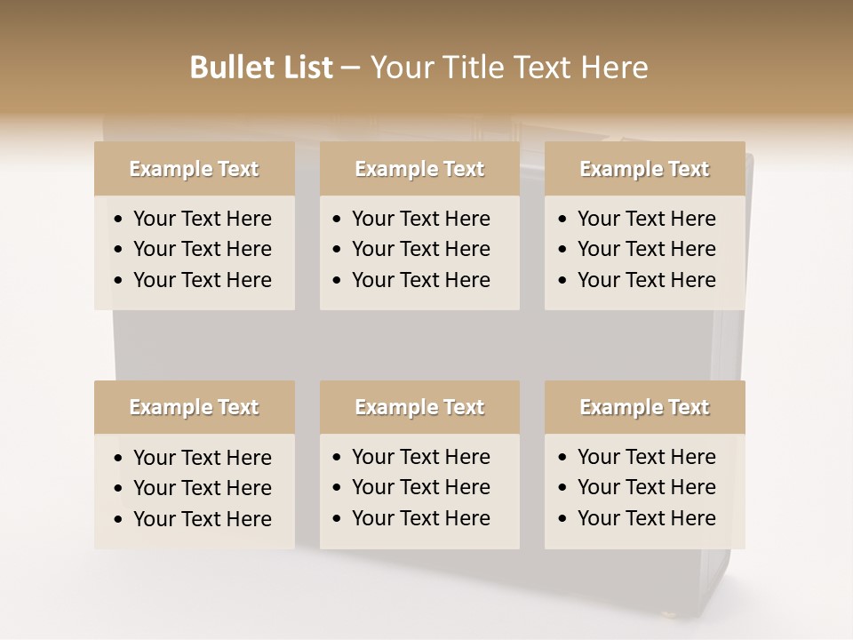 Empty Journey Black PowerPoint Template