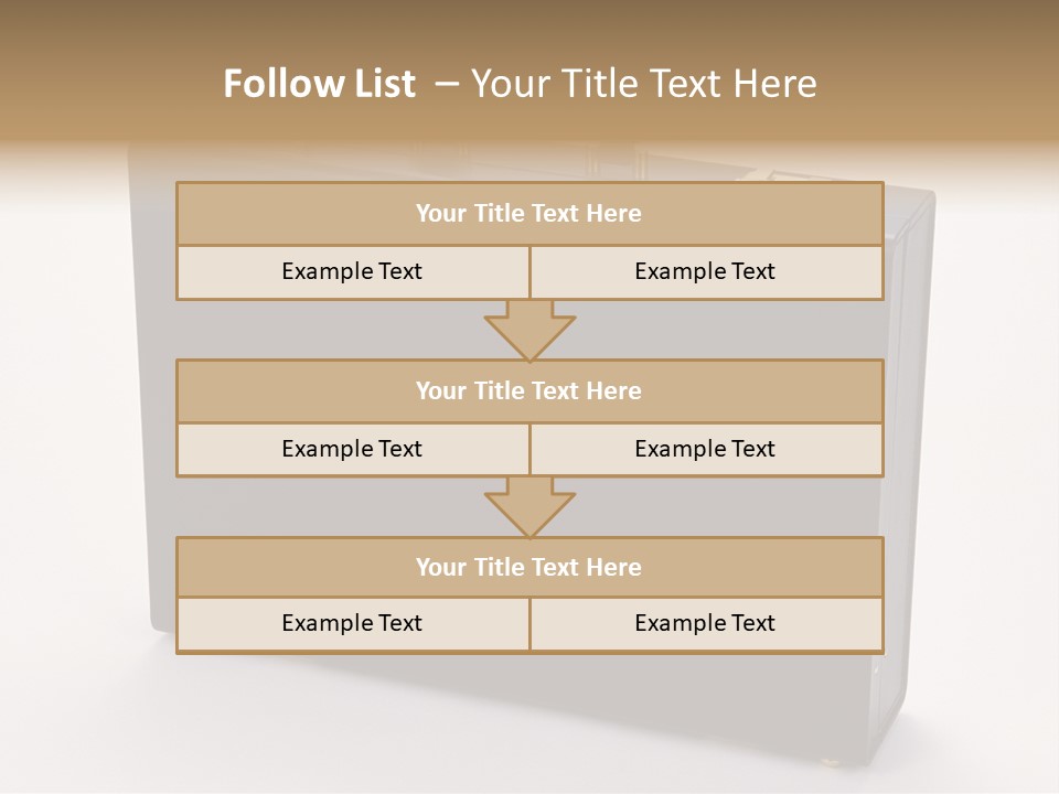 Empty Journey Black PowerPoint Template