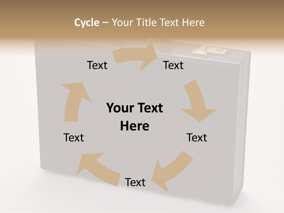 Empty Journey Black PowerPoint Template