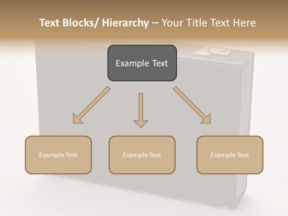 Empty Journey Black PowerPoint Template