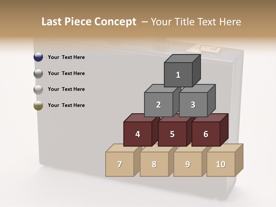 Empty Journey Black PowerPoint Template