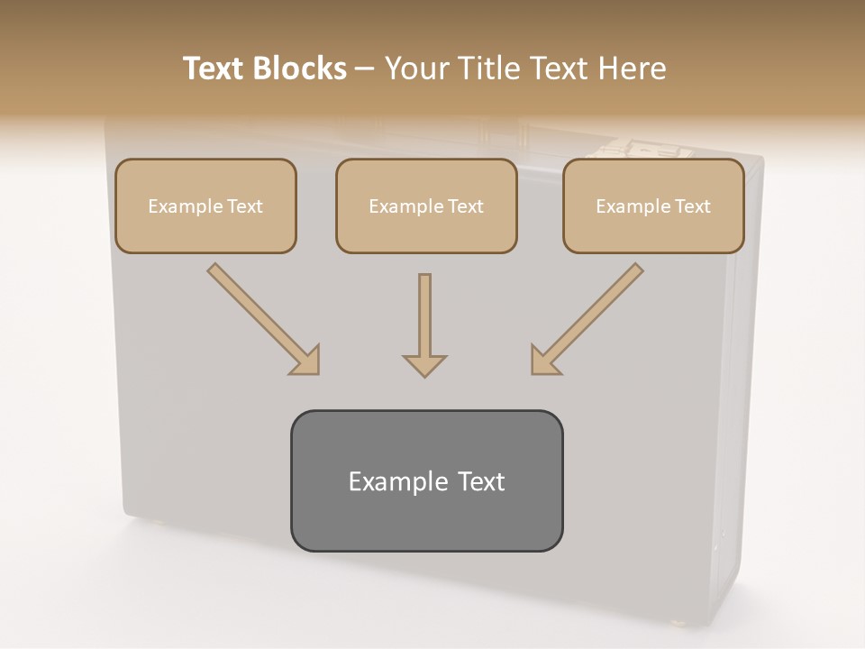 Empty Journey Black PowerPoint Template