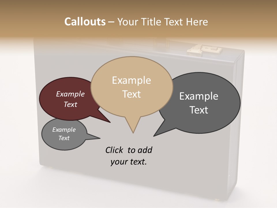 Empty Journey Black PowerPoint Template