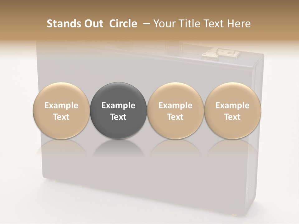 Empty Journey Black PowerPoint Template