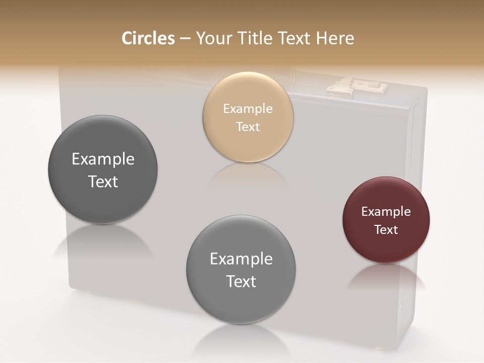 Empty Journey Black PowerPoint Template