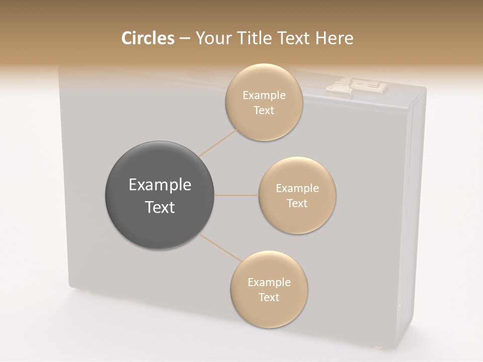 Empty Journey Black PowerPoint Template