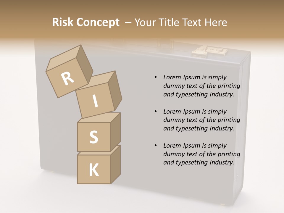 Empty Journey Black PowerPoint Template