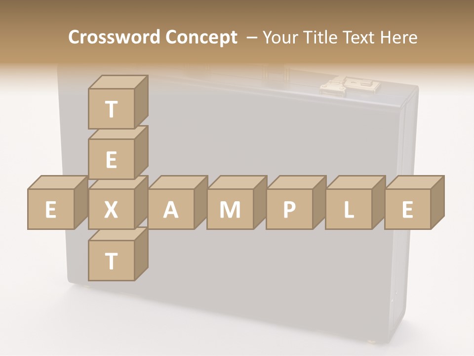 Empty Journey Black PowerPoint Template