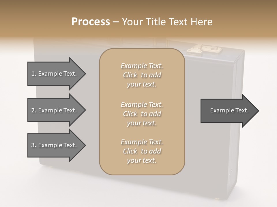 Empty Journey Black PowerPoint Template