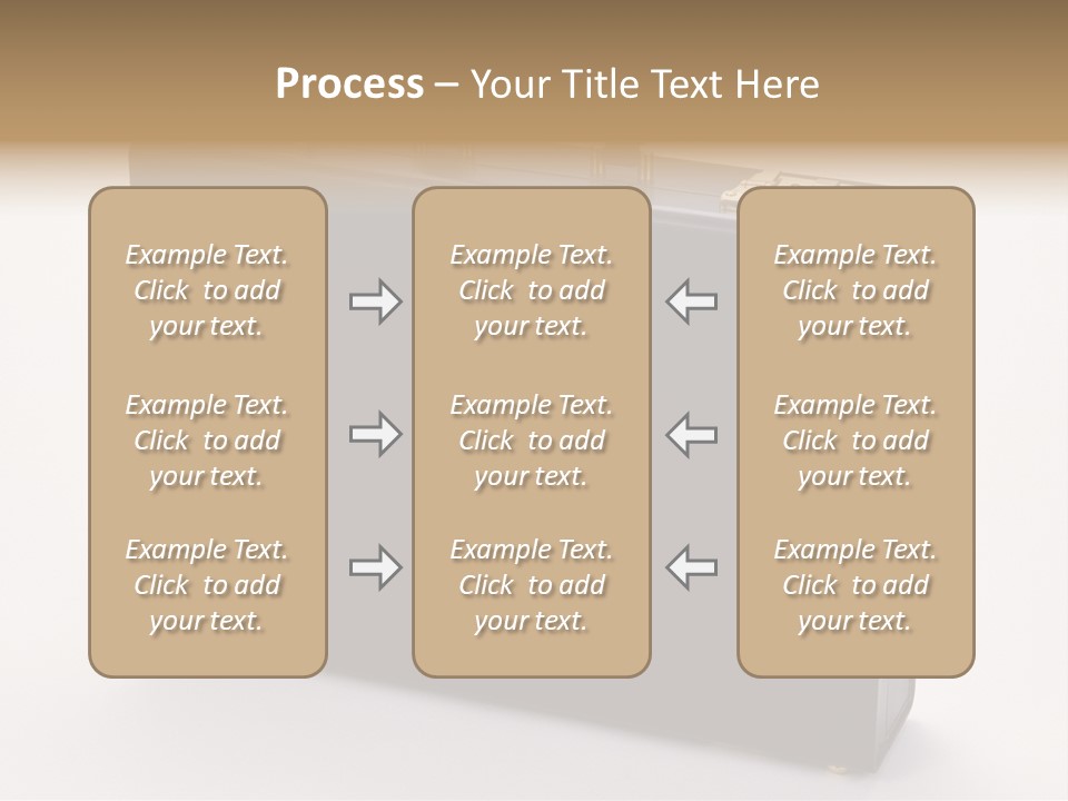 Empty Journey Black PowerPoint Template