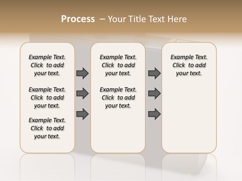 Empty Journey Black PowerPoint Template
