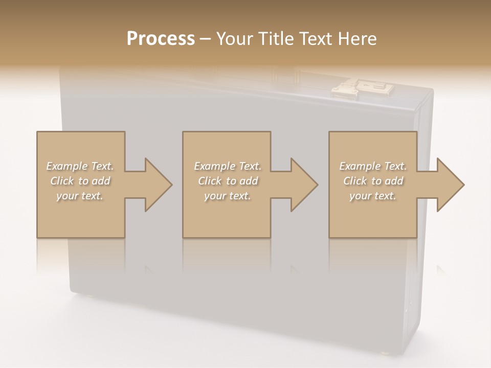 Empty Journey Black PowerPoint Template
