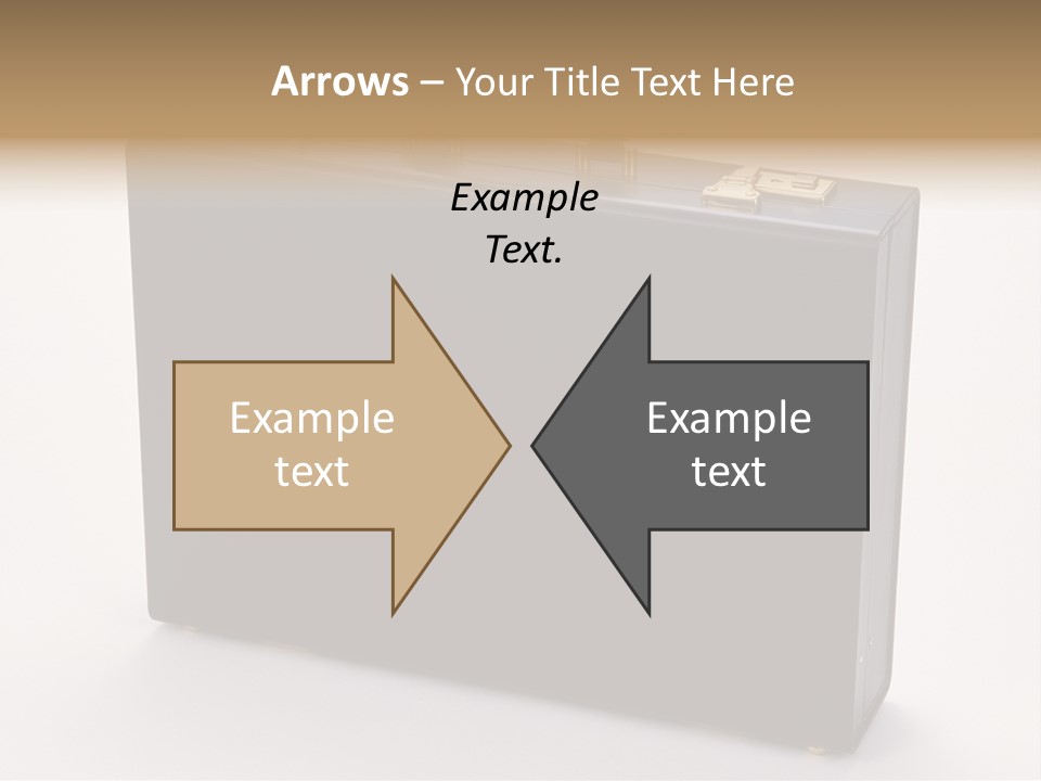 Empty Journey Black PowerPoint Template