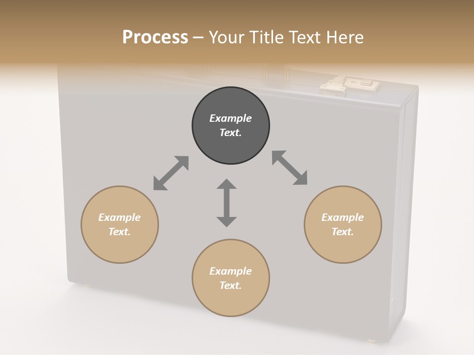 Empty Journey Black PowerPoint Template