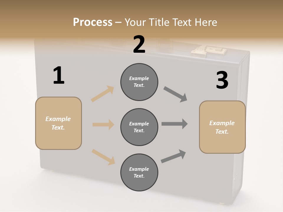 Empty Journey Black PowerPoint Template