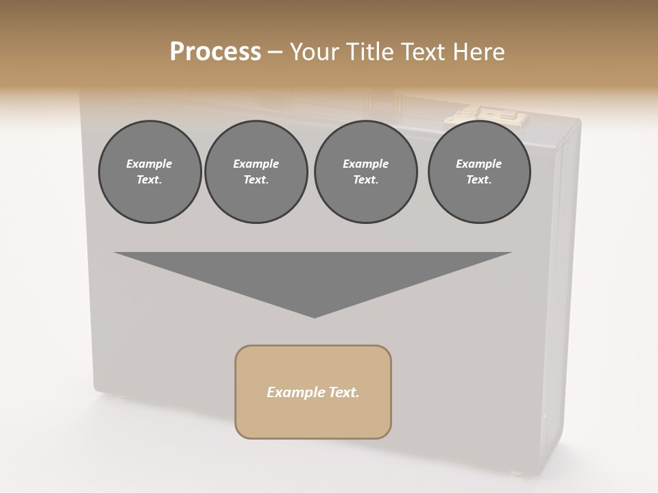 Empty Journey Black PowerPoint Template