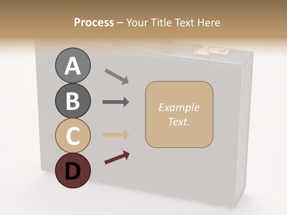 Empty Journey Black PowerPoint Template