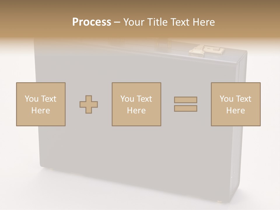 Empty Journey Black PowerPoint Template