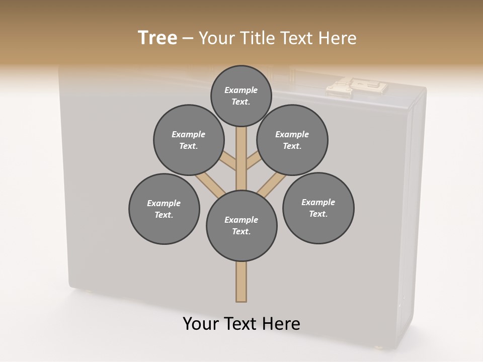 Empty Journey Black PowerPoint Template
