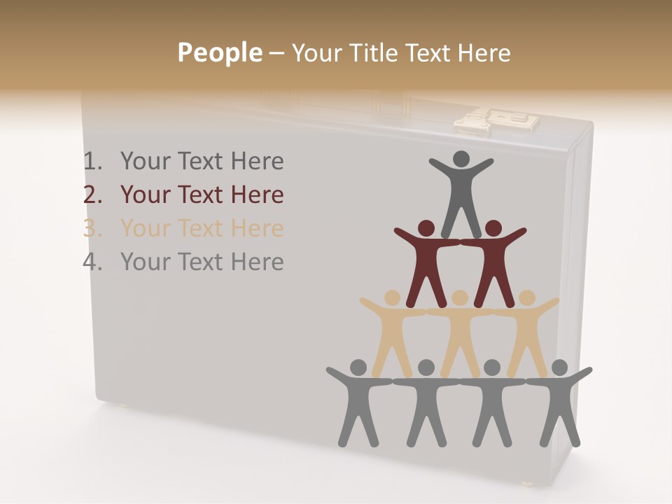 Empty Journey Black PowerPoint Template