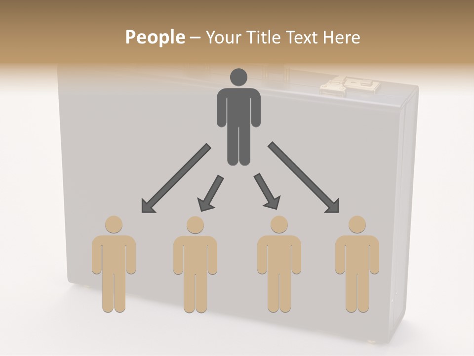 Empty Journey Black PowerPoint Template