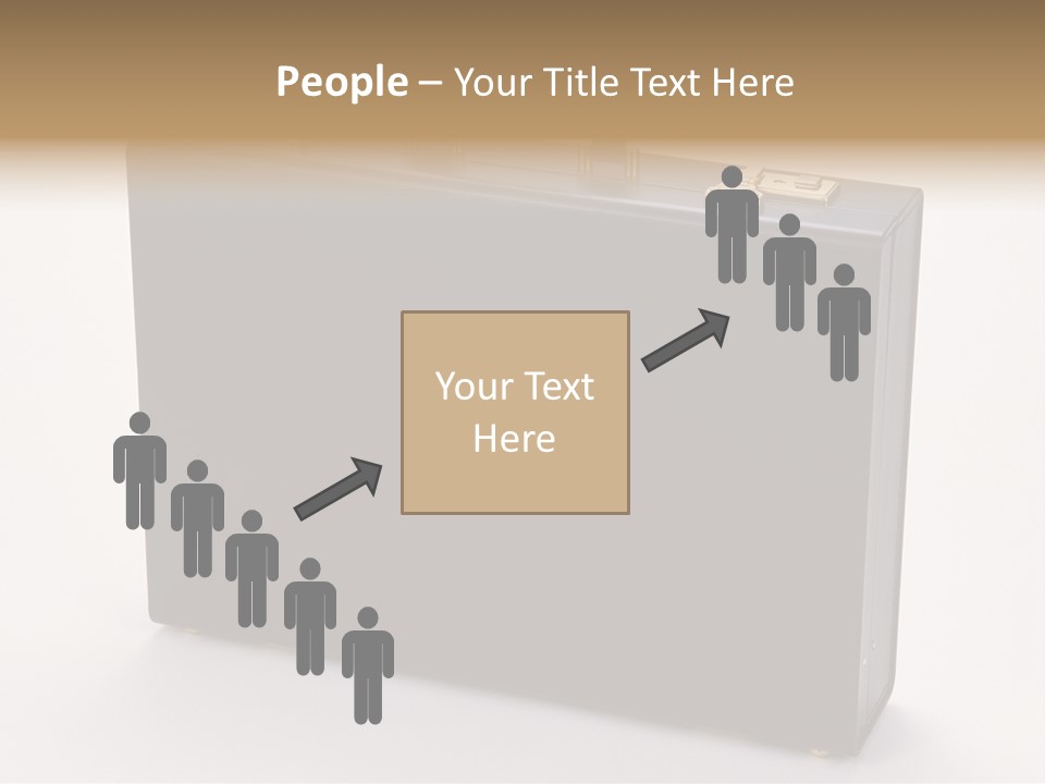Empty Journey Black PowerPoint Template
