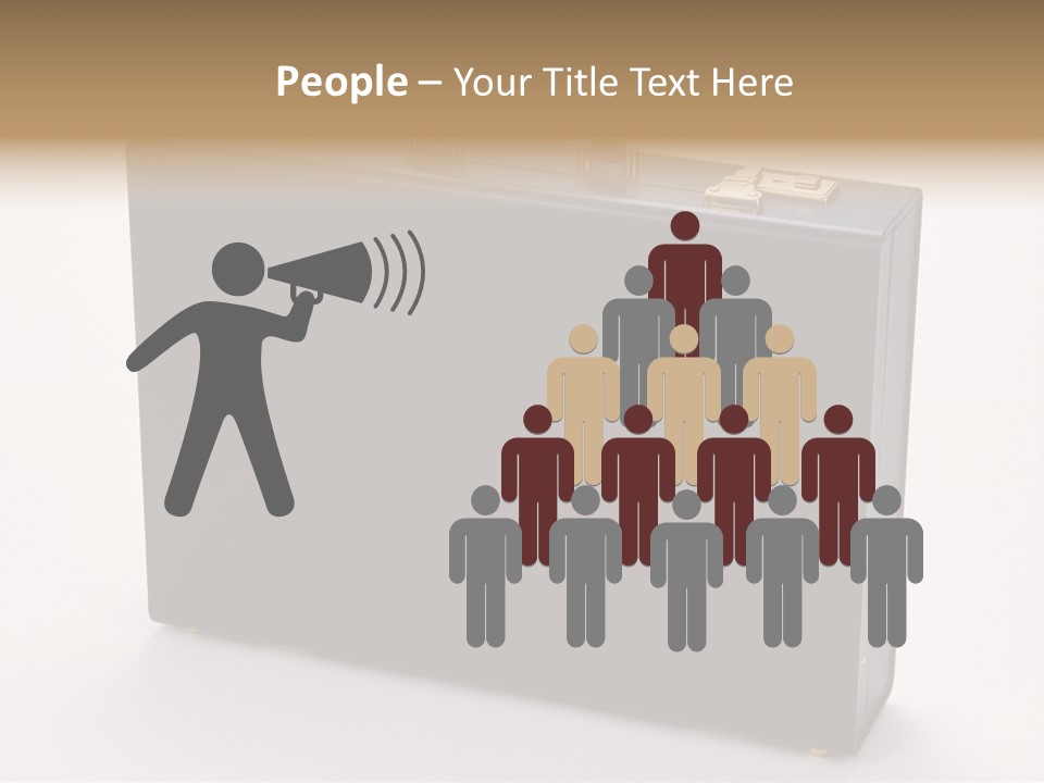 Empty Journey Black PowerPoint Template