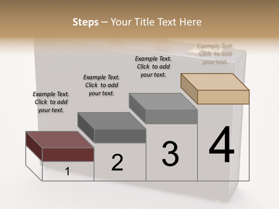 Empty Journey Black PowerPoint Template
