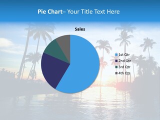 Tourist Sunny Blue PowerPoint Template