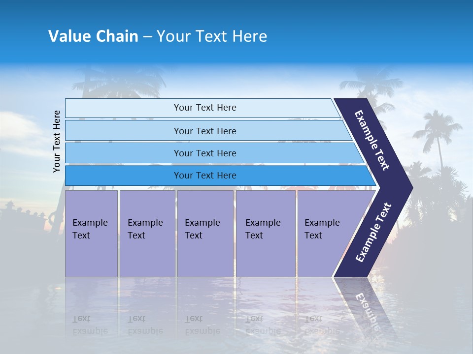 Tourist Sunny Blue PowerPoint Template