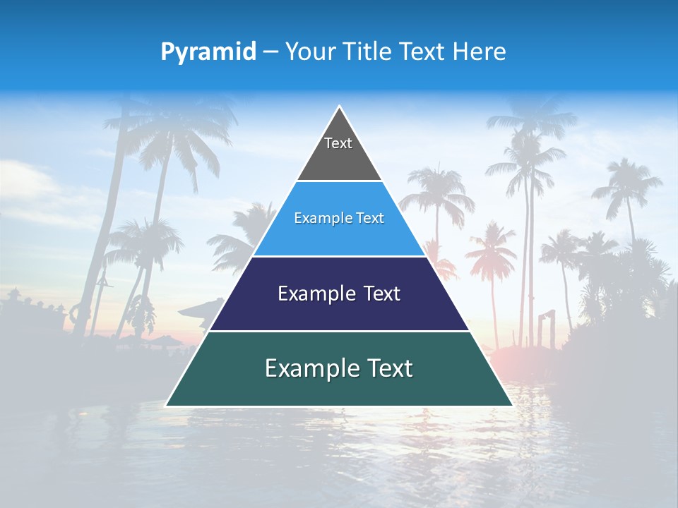 Tourist Sunny Blue PowerPoint Template