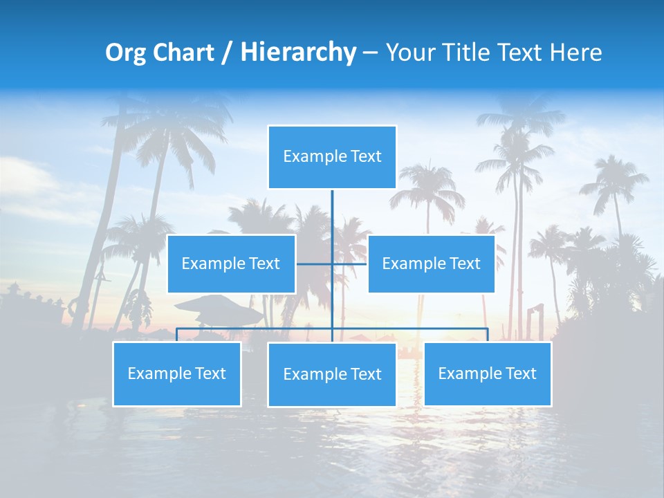 Tourist Sunny Blue PowerPoint Template