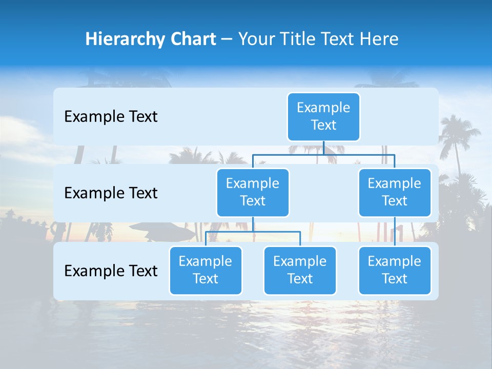 Tourist Sunny Blue PowerPoint Template