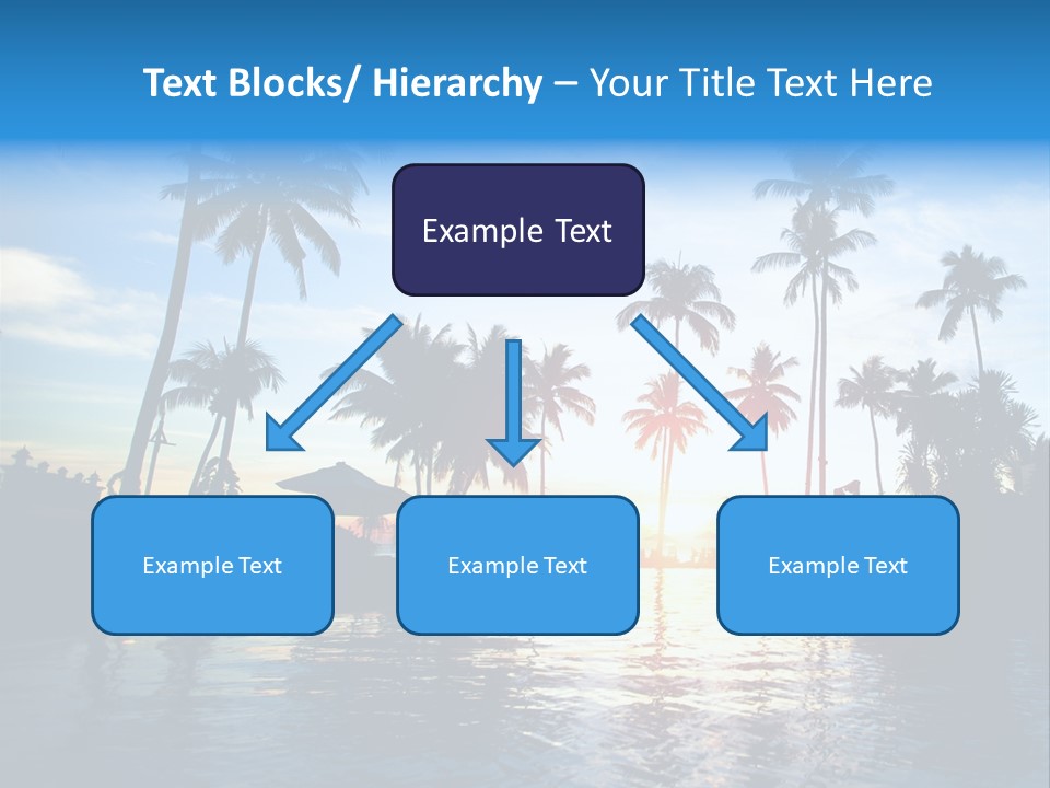 Tourist Sunny Blue PowerPoint Template