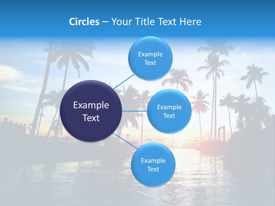 Tourist Sunny Blue PowerPoint Template