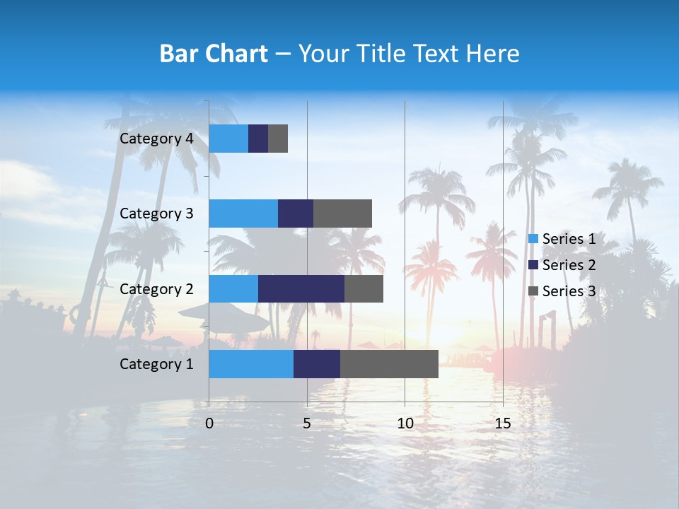 Tourist Sunny Blue PowerPoint Template