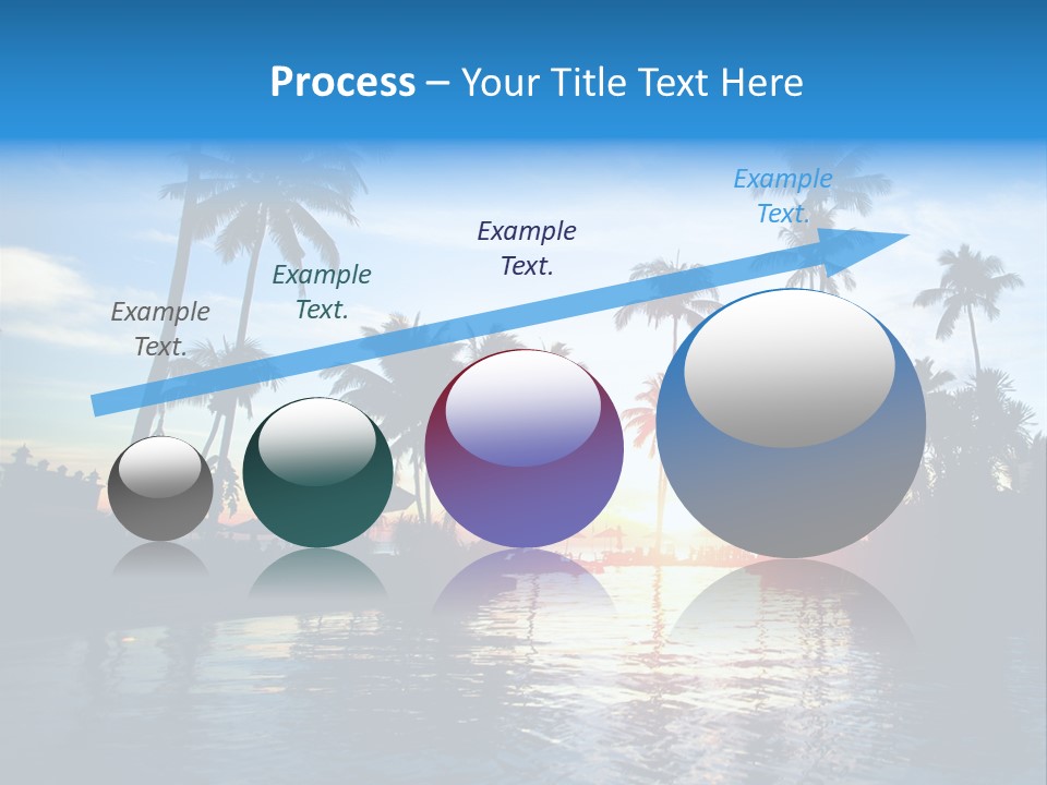 Tourist Sunny Blue PowerPoint Template