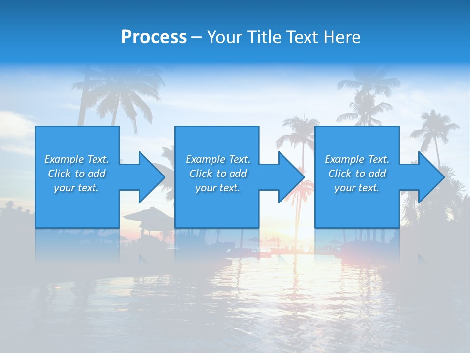 Tourist Sunny Blue PowerPoint Template