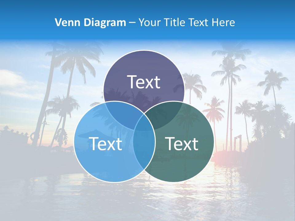 Tourist Sunny Blue PowerPoint Template