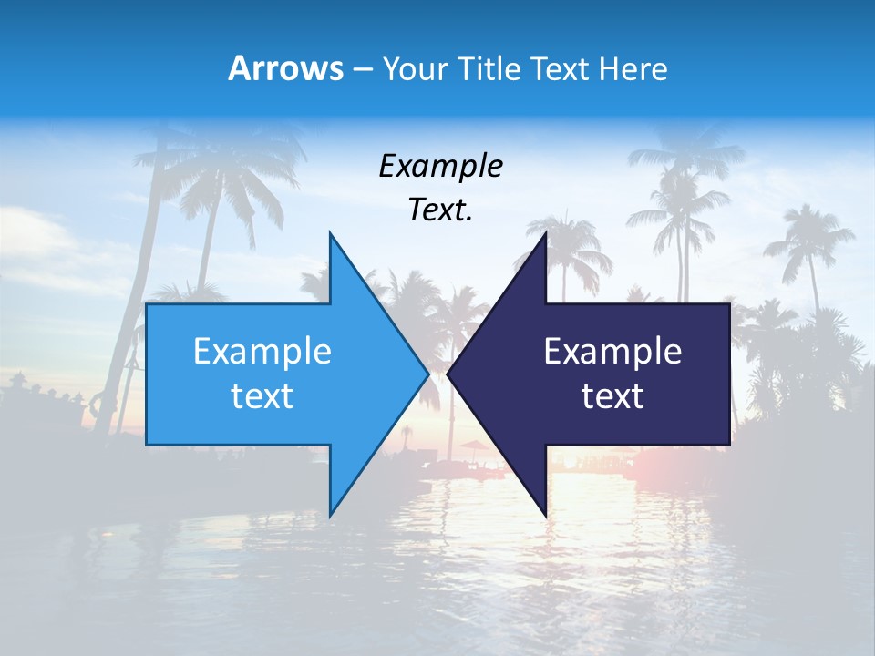 Tourist Sunny Blue PowerPoint Template