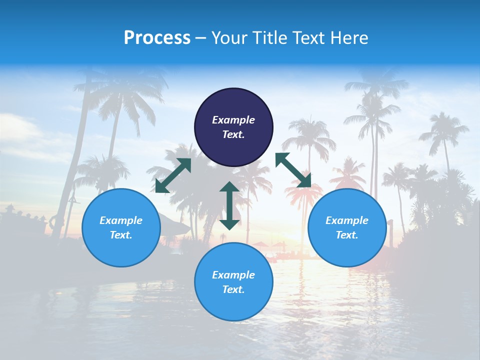 Tourist Sunny Blue PowerPoint Template