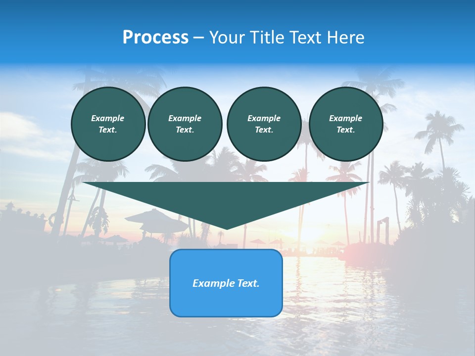 Tourist Sunny Blue PowerPoint Template