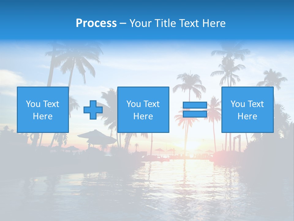 Tourist Sunny Blue PowerPoint Template