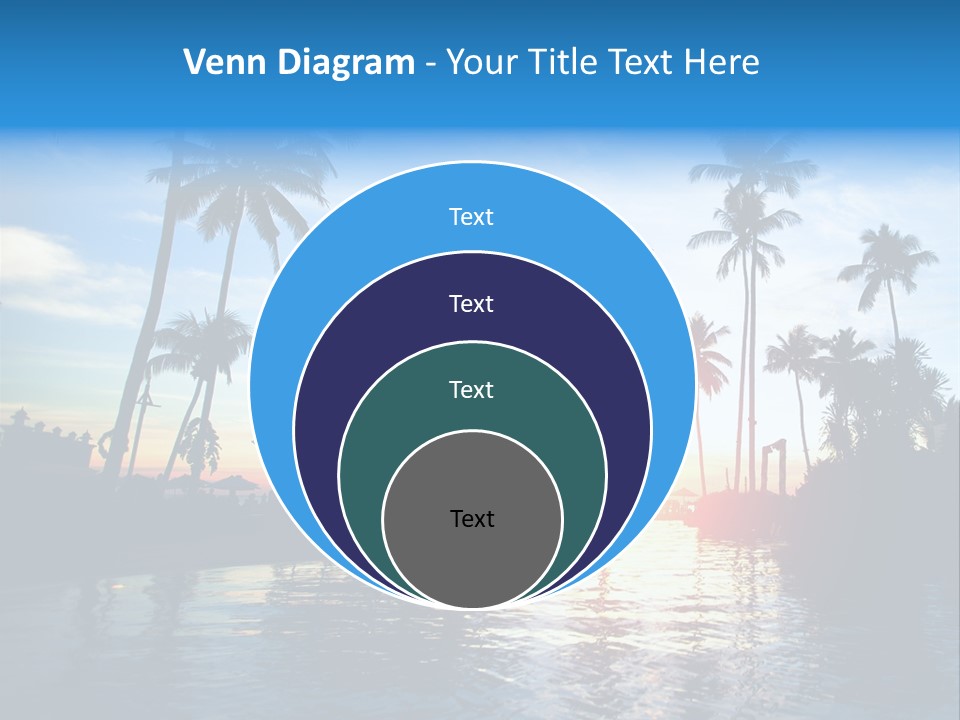 Tourist Sunny Blue PowerPoint Template