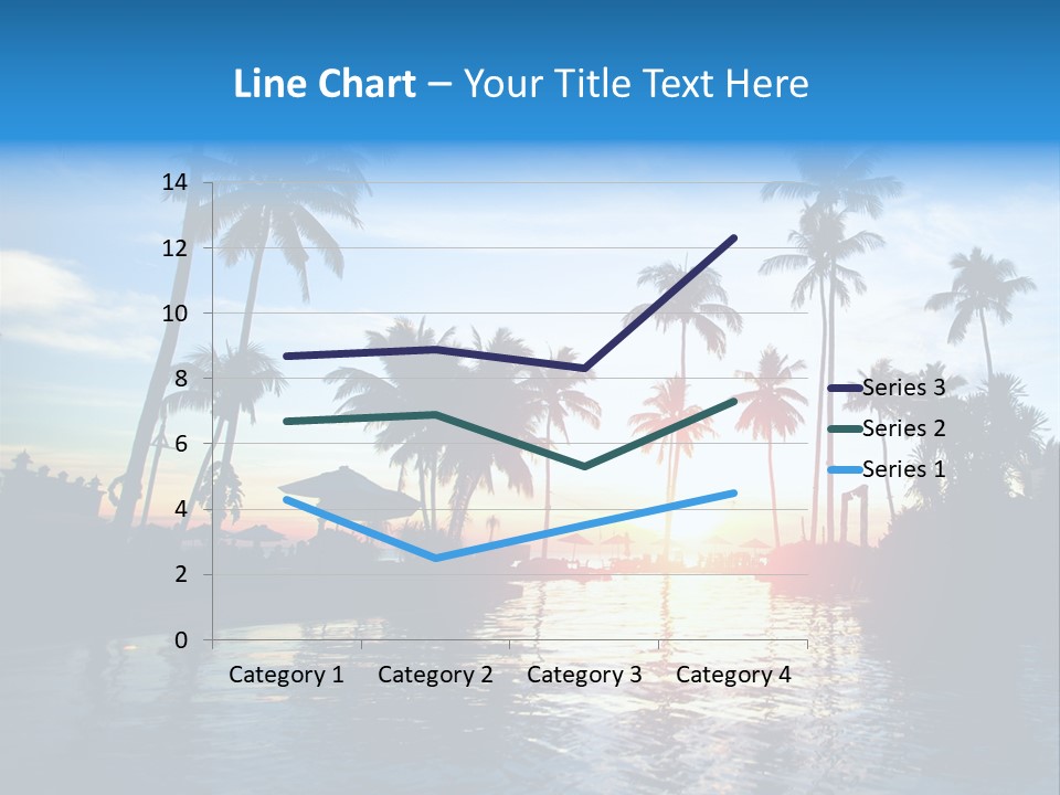 Tourist Sunny Blue PowerPoint Template