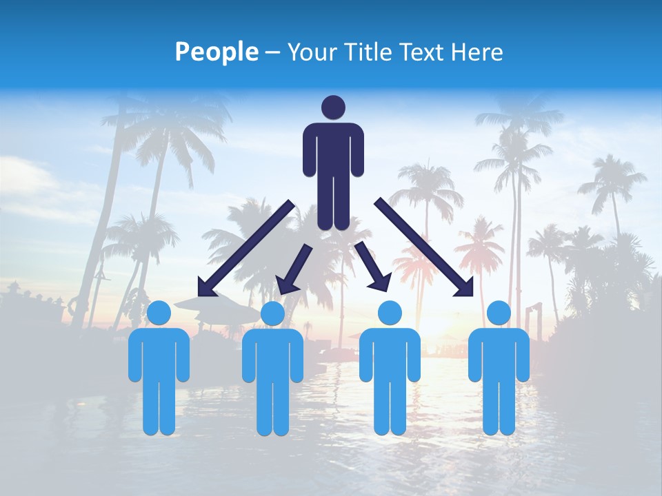 Tourist Sunny Blue PowerPoint Template