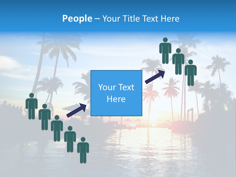 Tourist Sunny Blue PowerPoint Template