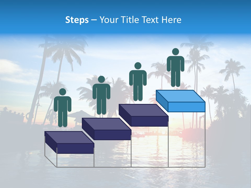 Tourist Sunny Blue PowerPoint Template