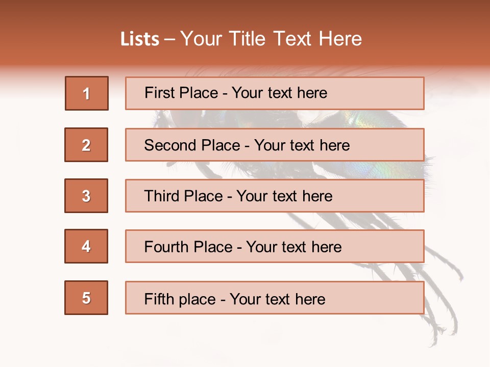 Freely Left Wing PowerPoint Template